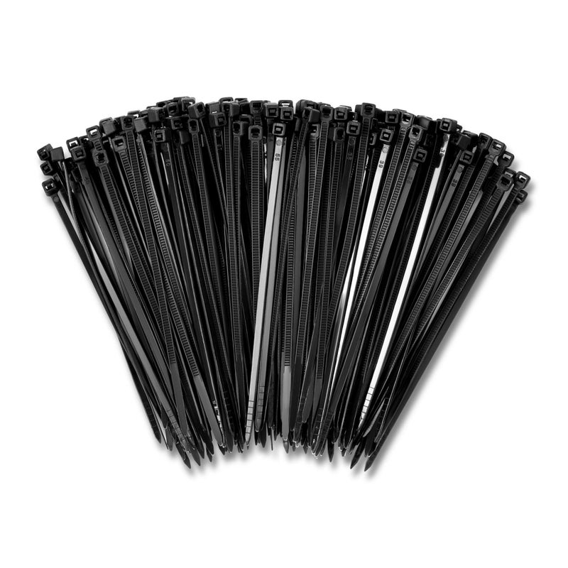 Bolt Dropper 4" Black Zip Cable Ties (1000 Pack), 18lbs Tensile Strength - Heavy Duty, Self-Locking Premium Nylon Cable Wire Ties for Indoor and Outdoor by Bolt Dropper (4 inches) - Image 1